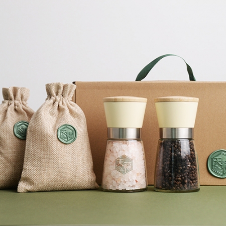 천복 104 고급 히말라야 핑크솔트 블랙페퍼 선물세트 히말라야 핑크소금 히말라야솔트 블랙페퍼 통후추 그라인더 리필소금 명절선물 추석선물 기념품 답례품 #2