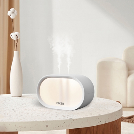 EIKER 감성 탁상용 무드등 듀얼 안개미스트 대용량 무선 초음파 가습기 #5