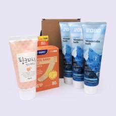 히말라야 크리스탈솔트 3매입 대일밴드 대용량 80매 7종  크라프트끈케이스