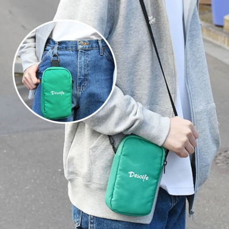 B092 캐주얼 미니 스마트폰 가방 카드 동전 여행용 지갑 크로스 미니가방 인쇄 행사 답례품 #3