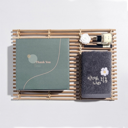 호텔수건 자수 타올 디퓨저 답례품 세트 #2