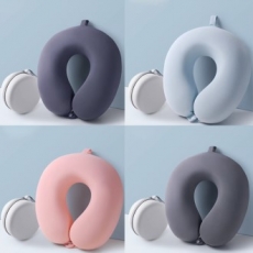 M097 포켓 메모리폼 여행용목베게 목쿠션 기내용 인쇄 주문제작 답례품 차량용