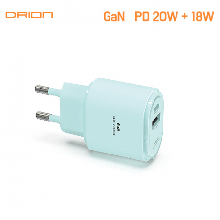 드리온 가정용 GaN PD 20W 2구 케이블미포함 (민트) #2
