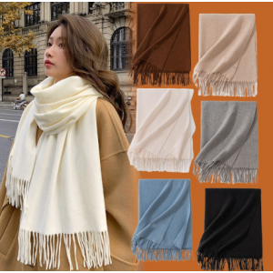 고급스러운 목도리, 겨울 머플러