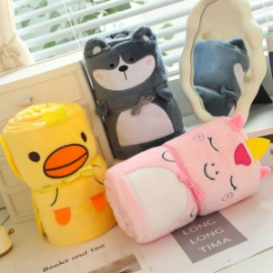 신상 캐릭터 똑딱이 담요 단추담요