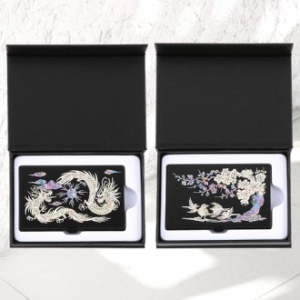 외국인선물  용 매화 나전명함케이스