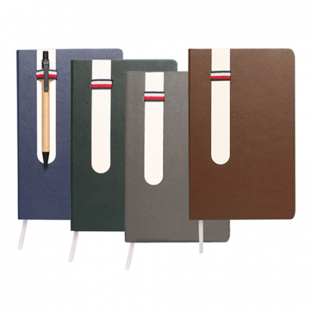 커버 펜홀더꽃이 양장 붙임식 다이어리 #2