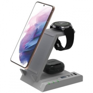 아이웨어 IQW-6100 6in1 무선충전기 고속충전기 스마트폰 갤럭시워치