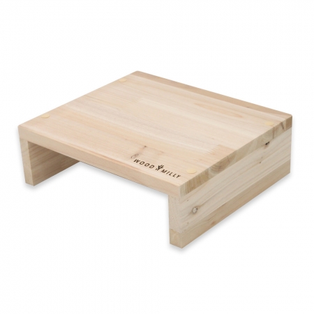 우드밀리 원목 삼나 보조 1단 모니터 받침대 #2