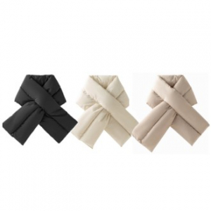 무드 롱 패딩 목도리 K55,  패딩 목도리, 겨울 목도리