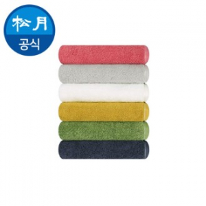 [송월타올] 컬러풀 코마사 면30수 세면타올