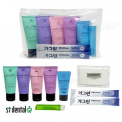 엘지 여행용세트 3호 미니스튜브8종 가그린2p 칫솔치약세트