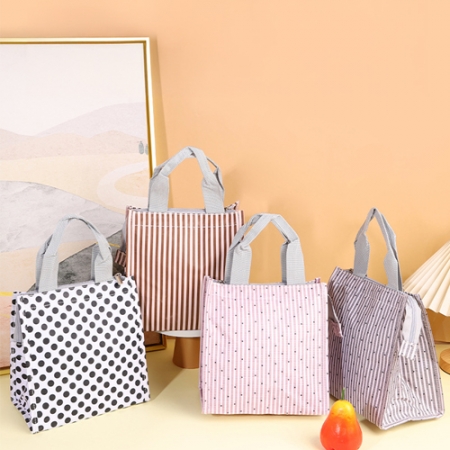 로페리아 휴대용 패션 4패턴 보온보냉백 도시락가방 (0190274) #2