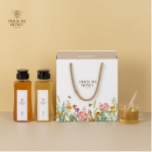 튜브형 천연벌꿀 300gx2 선물세트 // 국내산