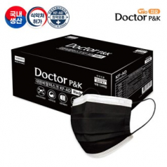 KF AD 닥터 블랙 일회용마스크