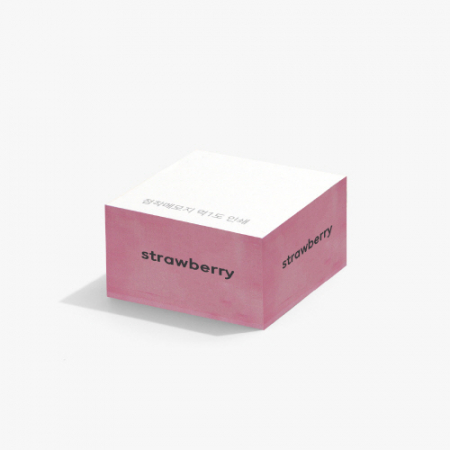 유성 점착메모지 측면컬러인쇄 100x100 200매 #4