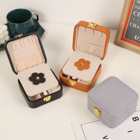 M013 미니 액세서리 돌반지보관함 주얼리함 보석함 여행용 악세사리케이스 인쇄 #3