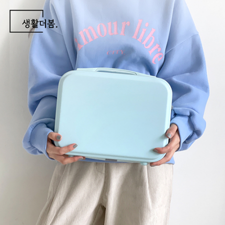 생활더봄 안전한 잠금형 14인치 레디백 기내용 미니 캐리어 #5