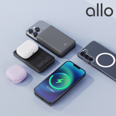 알로코리아 1000MW 무선 고속 충전 맥세이프 코발트 보조배터리 10000mAh #5