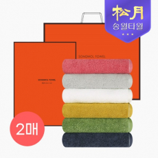 [송월타올] 컬러풀 40 170g 2P 타올세트