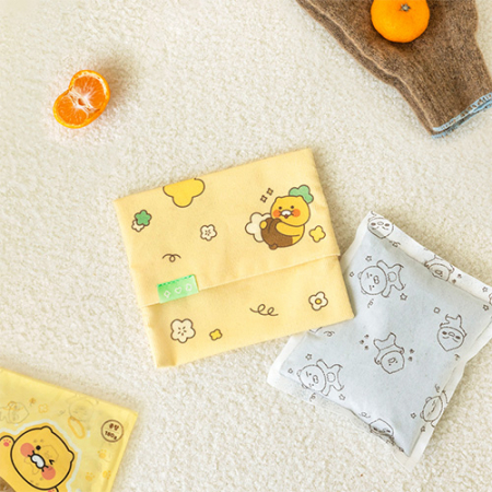 납작 미니 핫팩 파우치 옐로우 #2