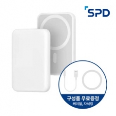 [SPD]아이폰 갤럭시 맥세이프 보조배터리10000mAh 부착링 증정