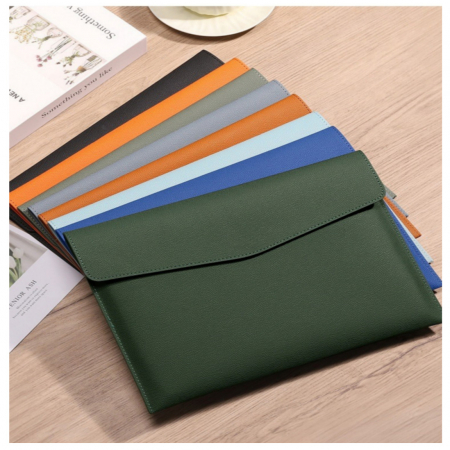 A4 서류 파우치 가죽 파우치 화일 보관 가방 #4