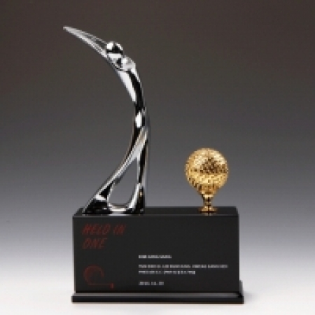 하늘빛 3097 상패제작 골프 크리스탈 나무 순금 홀인원 트로피 감사 칠순 환갑 보모님 퇴직 공로 이글 싱글 대회우승 기념 문진 #2