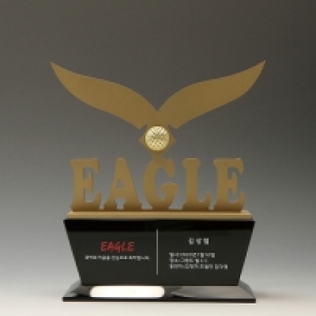 하늘빛 3108 상패제작 골프 크리스탈 나무 순금 홀인원 트로피 감사 칠순 환갑 보모님 퇴직 공로 이글 싱글 대회우승 기념 문진 독수리 #2