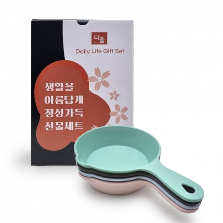 다올 항균 손잡이 앞접시 4P 세트 칼라박스