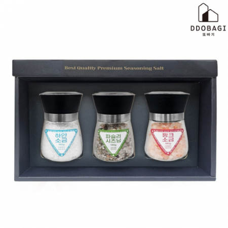 프리미엄 히말라야 핑크솔트 시즈닝 그라인더 3종세트 #3