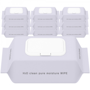 H2O클린 초순수 저자극 대용량 엠보싱 캡형 물티슈 50평량 100매 1팩