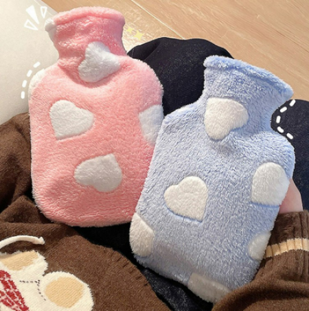 하트 찜질팩 물주머니 온수팩 보온 겨울 온열 핫팩 손난로 수족냉증 여행등산 캠핑 #2