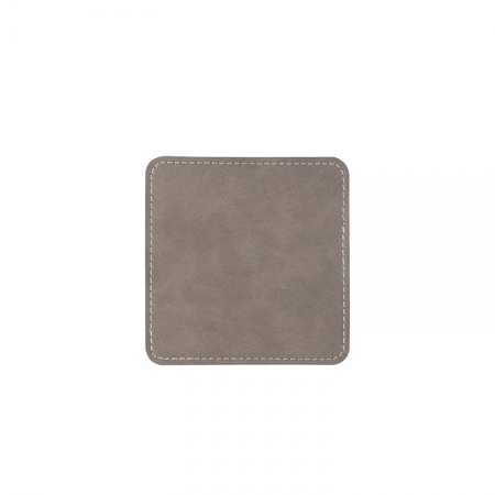 아르덴 가죽 사각 코스터 그레이 // 풀컬러 인쇄 무료 #3