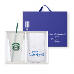 스타벅스 정품 벤티 송월 타월 기프트박스