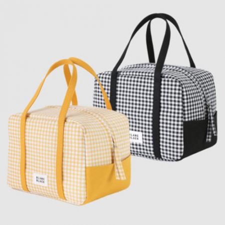 체커보드 패턴 런치 보온보냉 도시락 피크닉 쿨러백 보냉백 보냉가방 #2