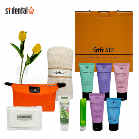 신박한세트 3호 송월타올 큐티 LG미니스 카밀핸드크림 칫솔치약 선물세트 #4