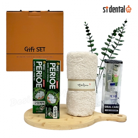신박한세트 1호 송월타올 페리오100g 가그린 카밀핸드크림 칫솔치약 선물세트 #4