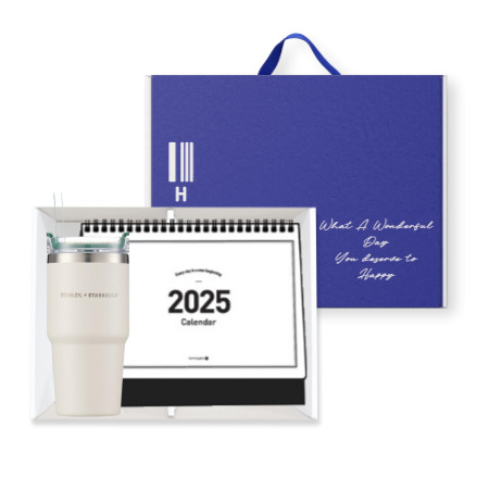 스타벅스 정품 크림 켄처 텀블러 591ml 2025 캘린더 기프트박스 // 색상랜덤 #2