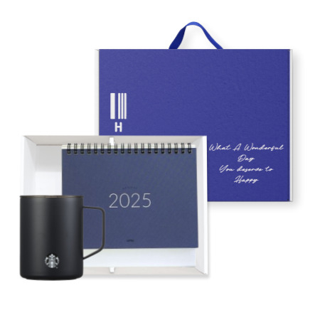 스타벅스 매트 데비 텀블러 473ml 2025 알록달록 캘린더 기프트박스 // 색상랜덤 #2