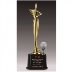 금속크리스탈 골프 트로피 155