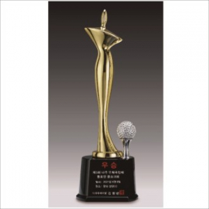 금속크리스탈 골프 트로피 155