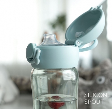 JVR 모노아이 트라이탄 보틀 휴대용 원터치 스파우트 어린이집 유치원 물병 #4