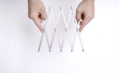 JVR 올스테인레스 냄비받침 접이식 길이조절 폴더블 스텐 냄비받침대 #4