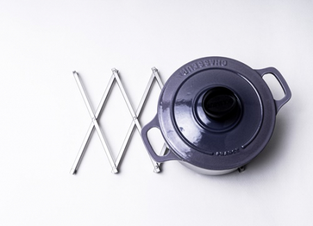 JVR 올스테인레스 냄비받침 접이식 길이조절 폴더블 스텐 냄비받침대 #3