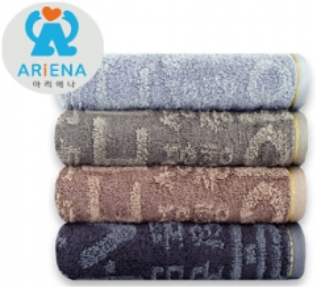 아리에나 발렌티노크리스티 훈민정음 뱀부얀 세면타올 30수, 170g, 40x80cm #2