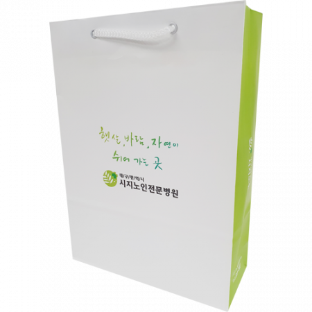 종이쇼핑백 260x110x380mm 스노우지180g // 제작 #2
