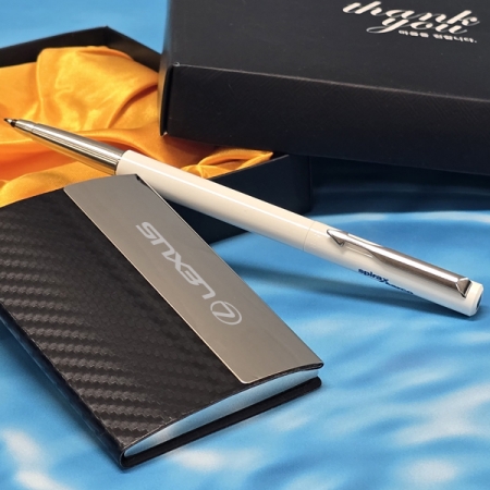 선물세트 명함케이스+파카볼펜, 선물용 명함 명함지갑 사은품 기념품 답례품 판촉 기념 홍보, 창립기념 선물 판촉물 제작 #2