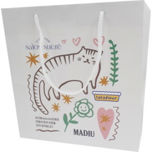 종이쇼핑백 270x250x280mm 스노우지180g  // 제작 // 수작업