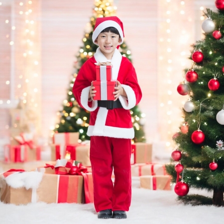 행운가득 아동용 산타복 4-5세용 #3
